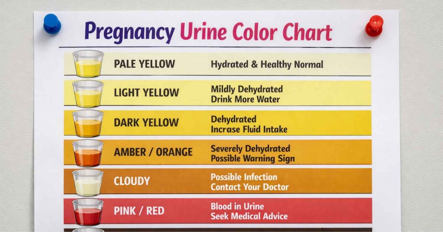 Pregnancy Urine Color Chart